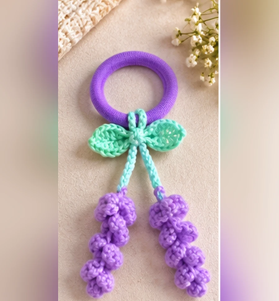 Lavender Hair Tie